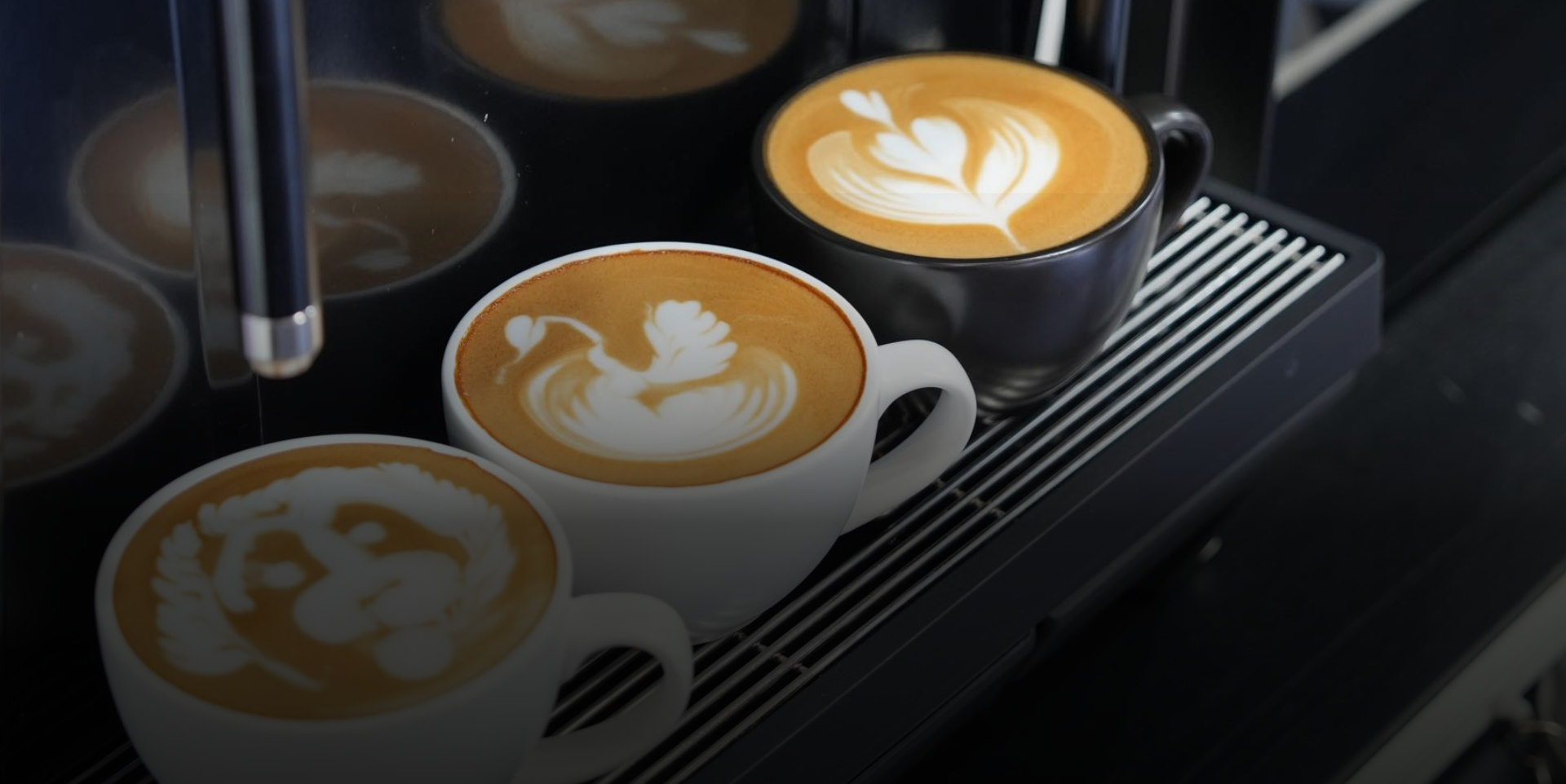 latte art with the CAYE SMART X